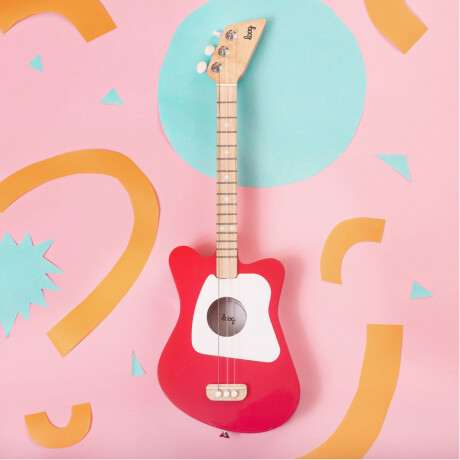Guitarra Loog Mini Acústica - Roja Sc