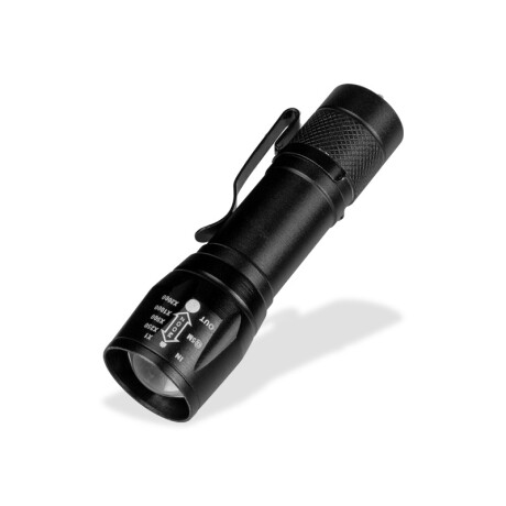 DINGQI MINI LINTERNA TACTICA LED RECARGABLE USB 1.5HRS 300MT Dingqi Mini Linterna Tactica Led Recargable Usb 1.5hrs 300mt