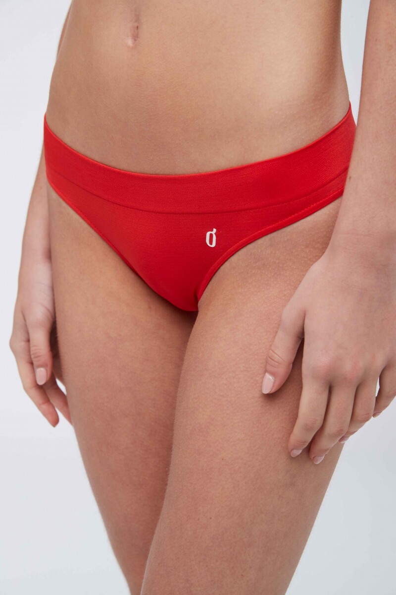 Bikini baja PIMENTÓN - Rojo 