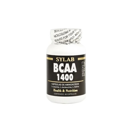 BCAA 1400 SYLAB 60 Caps Aminoácidos BCAA 1400 SYLAB 60 Caps Aminoácidos