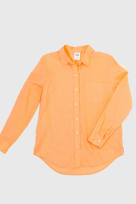 Camisa Lino Easy Mujer Winter Peach