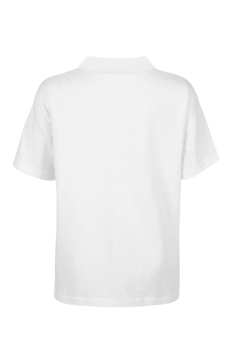 Remera chomba algodón niño Blanco