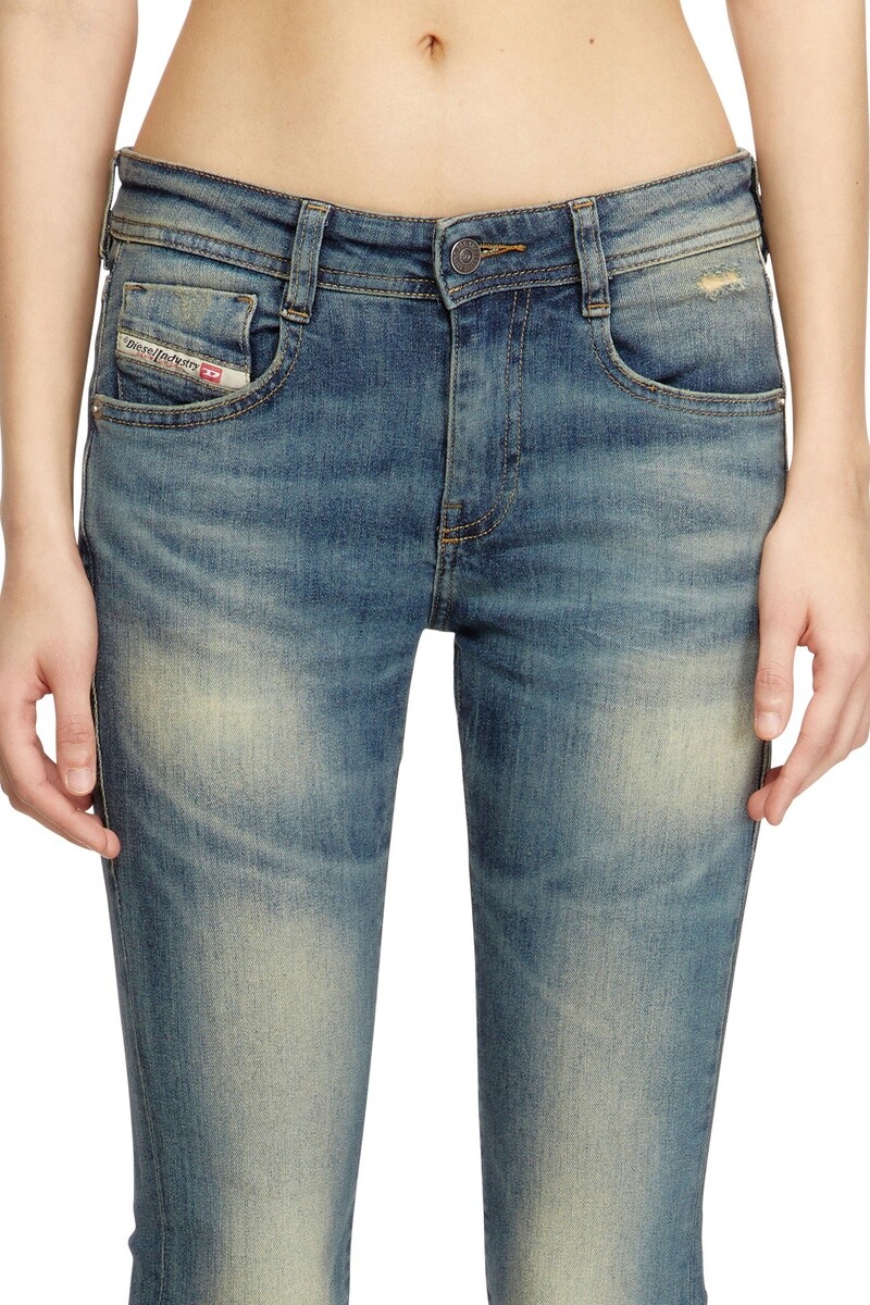 Jean Para Mujer Bootcut - 1969 D-Ebbey Azul Medio