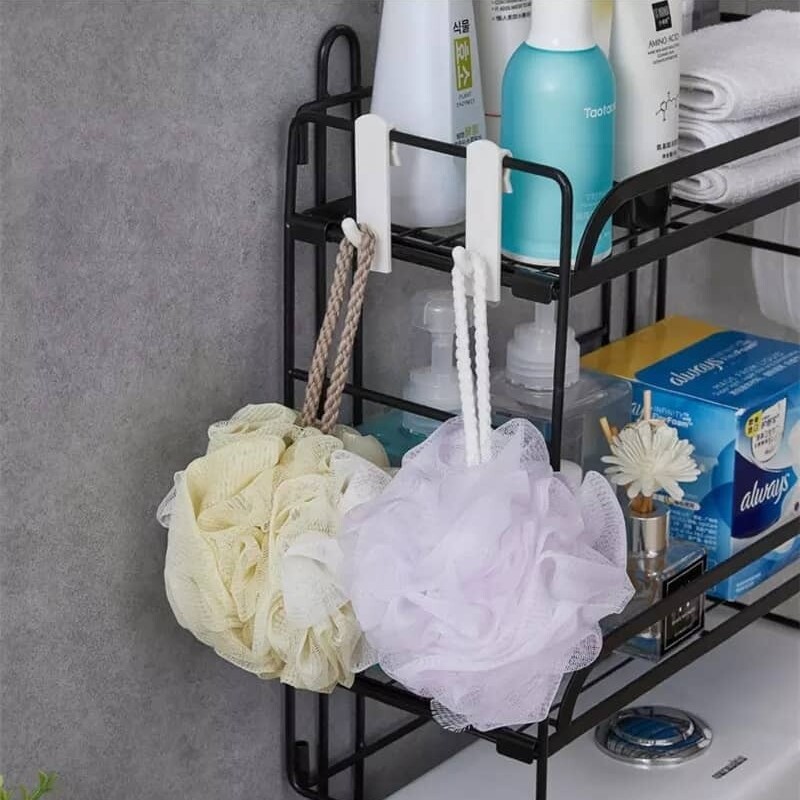 Estante organizador repisa baño cocina 2 niveles Estante organizador repisa baño cocina 2 niveles