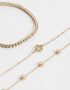 Pulseras Flexibles Sets Con strass Set De Pulseras Flexibles Con Strass - Dorado