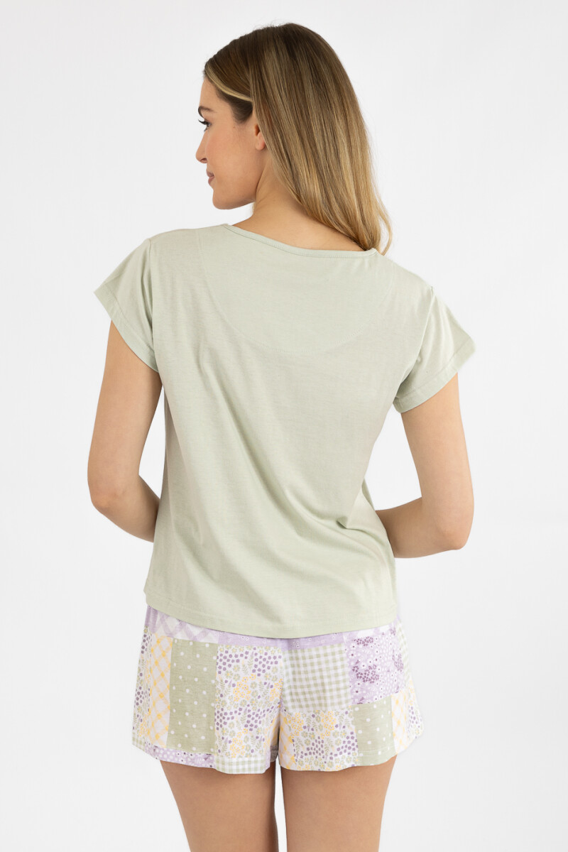 Pijama patch green Verde claro