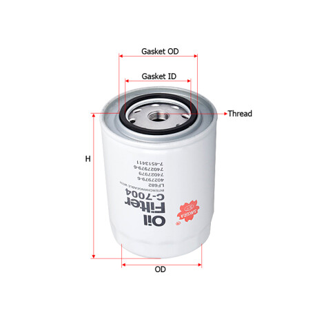 FILTRO ACEITE - PH.4847A ACEITE PEUG.MOTOR IVECO 2.8 SAKURA FILTRO ACEITE - PH.4847A ACEITE PEUG.MOTOR IVECO 2.8 SAKURA