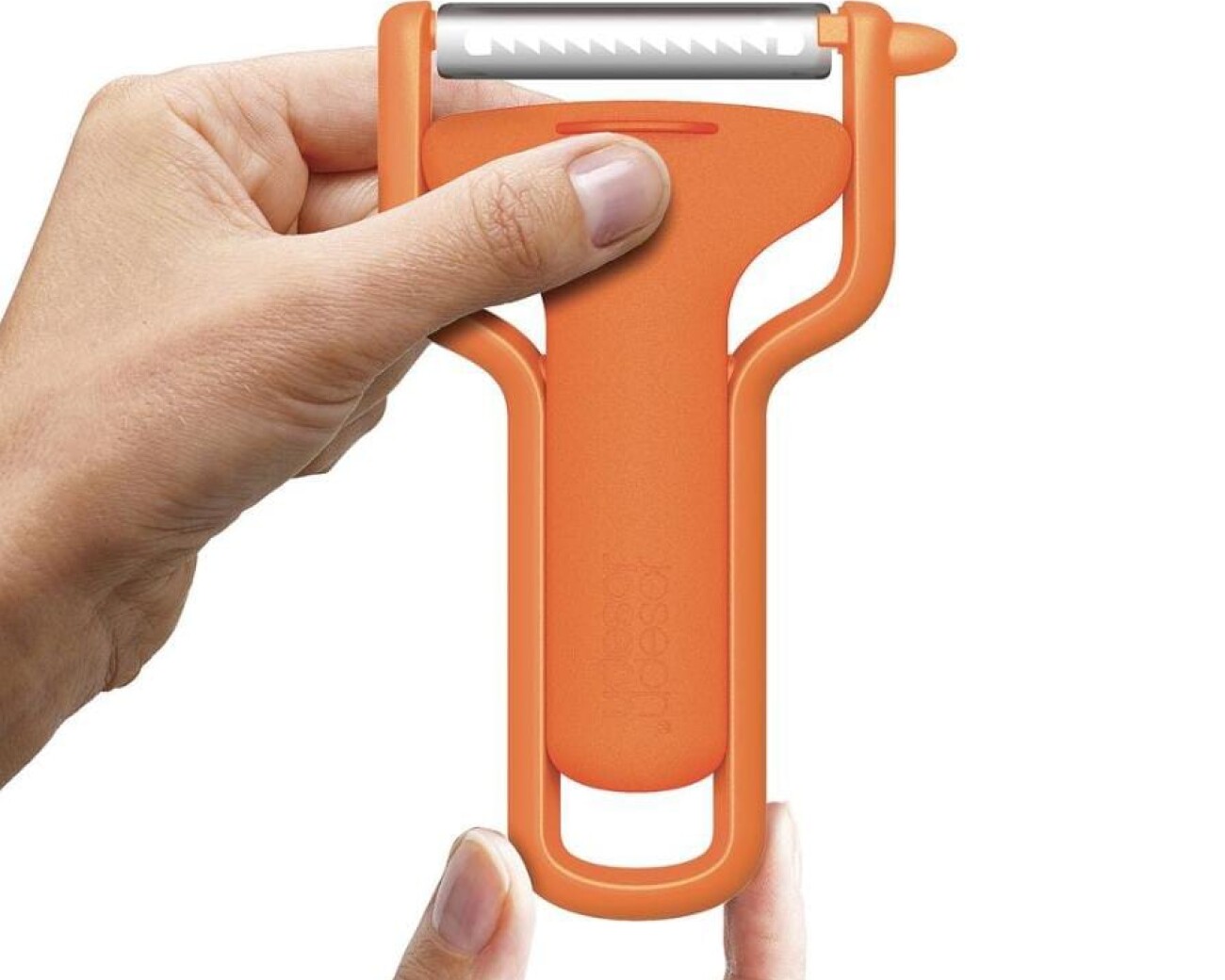 Pelador juliana SafeStore™ con protector integrado (naranja) Pelador juliana SafeStore™ con protector integrado (naranja)