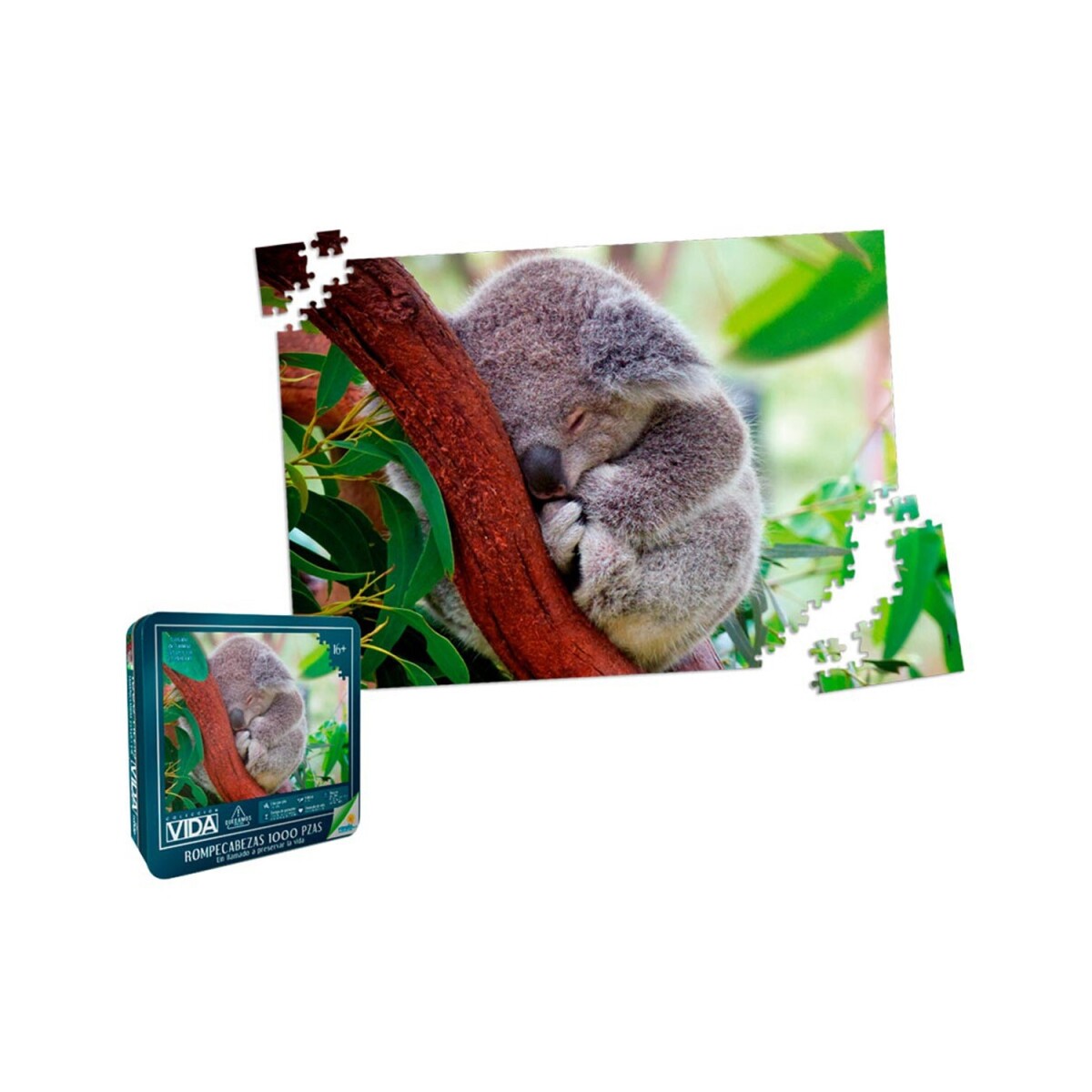 Puzzle en lata Ronda Vida Koala 1000 piezas 