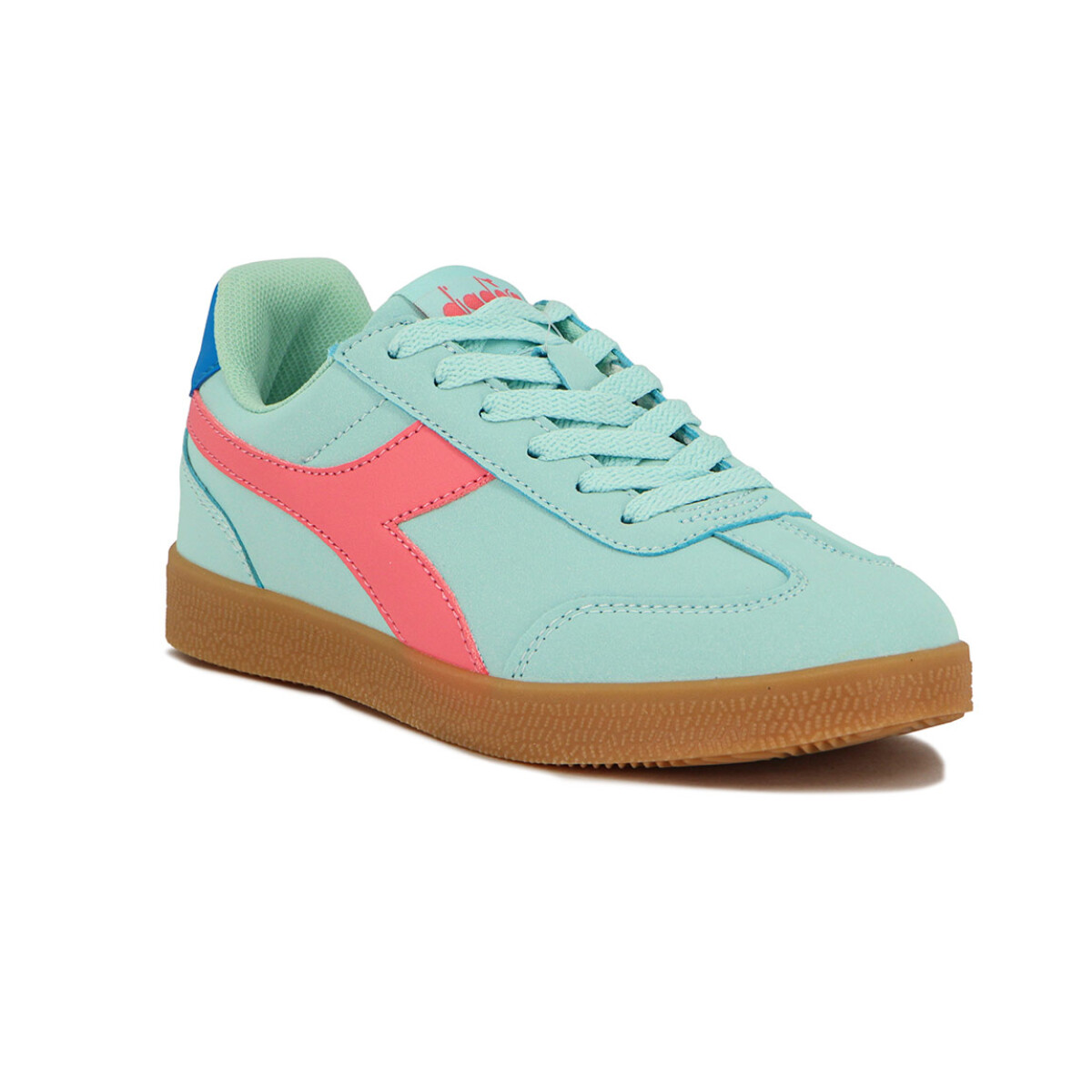 Championes Diadora Bamtelo Mujer - Verde Agua-rosado 