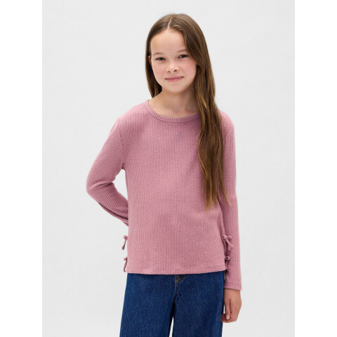 LS SNIT SIDE BOW_OCT WISPY MAUVE 902