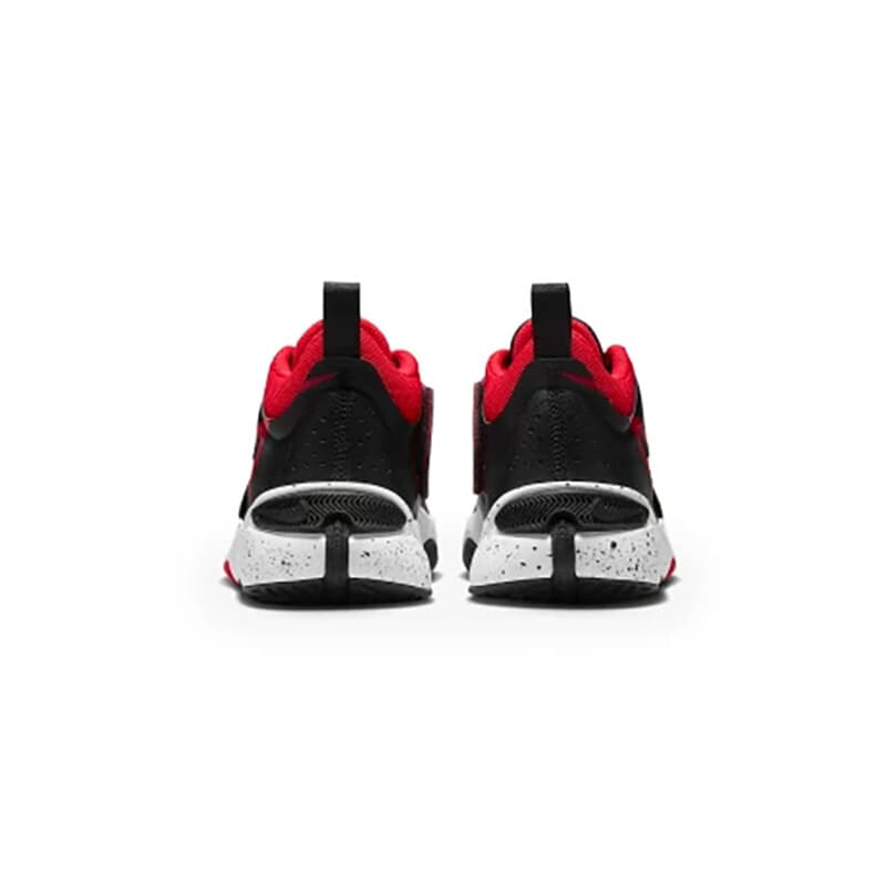 Championes Nike Team Hustle de Niños - DV8996-003 Negro-rojo