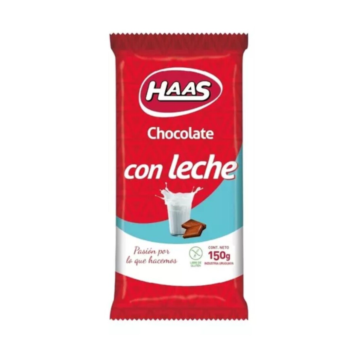 Tableta Haas 150g - Con Leche 