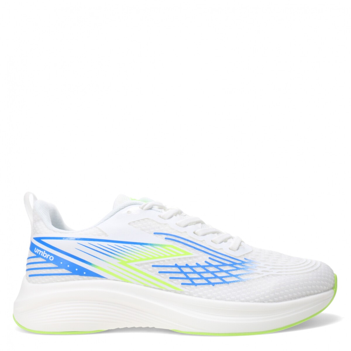 Championes de Hombre Umbro Pointed Umbro - Blanco - Azul Royal - Verde Lima 