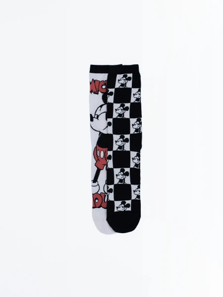 MEDIAS MICKEY RETRO PACK X 2 VARIANTE 1