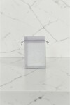 Bolsa organza 8x11 cm. PLATA