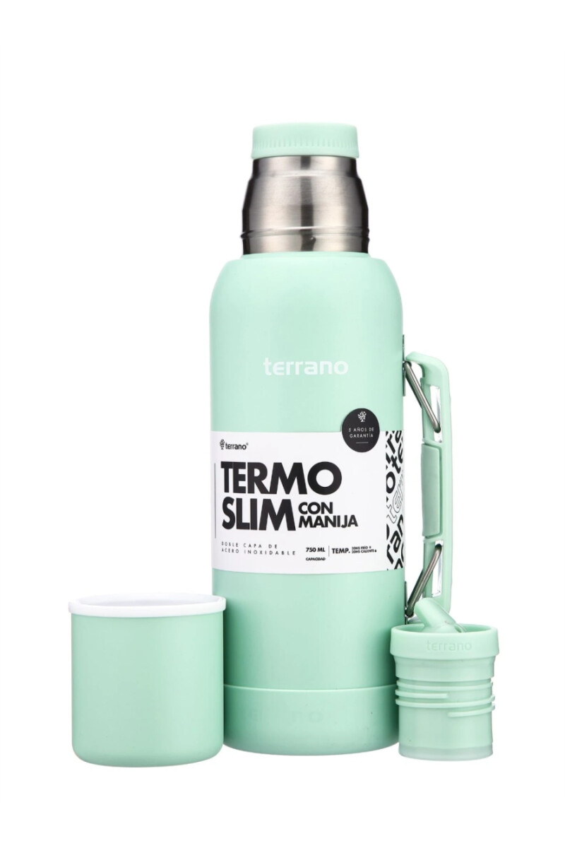 TERRANO TERMO NEW SLIM C/MANIJA+BOTA Verde Agua