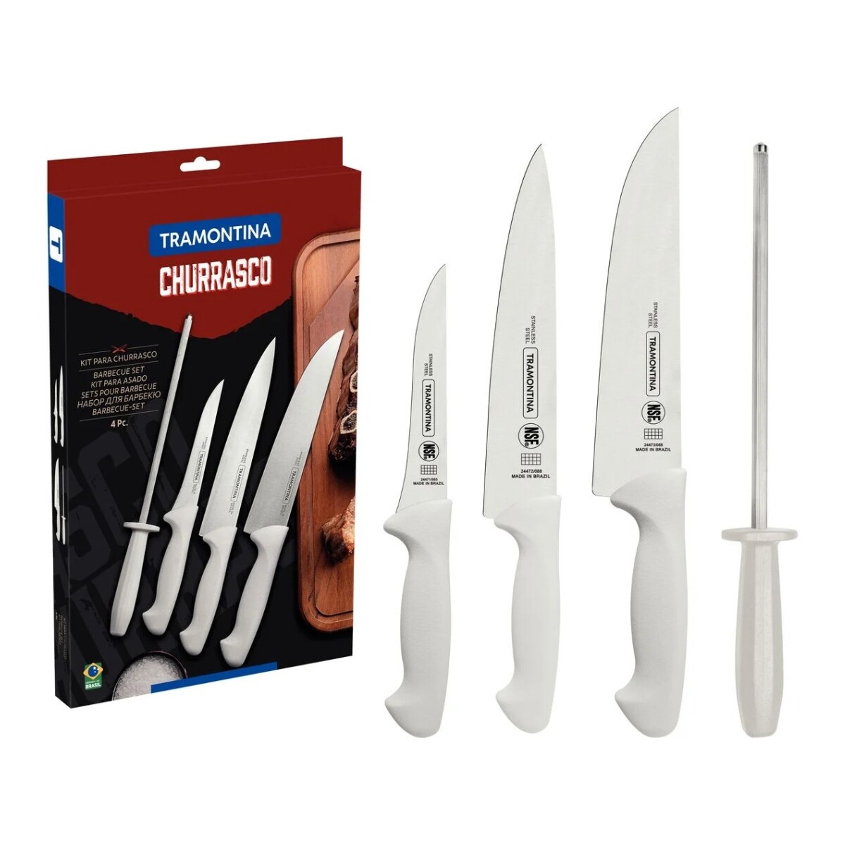 Juego de Cuchillos para Asado Tramontina Acero Inoxidable 