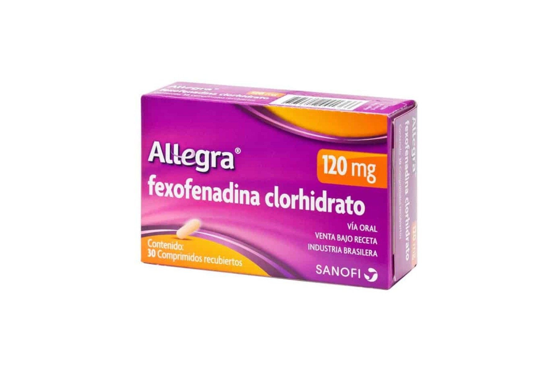Allegra 120mg 30 Comprimidos 