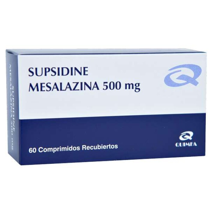 SUPSIDINE 500 MG. CJ X 60 CAPSULAS única