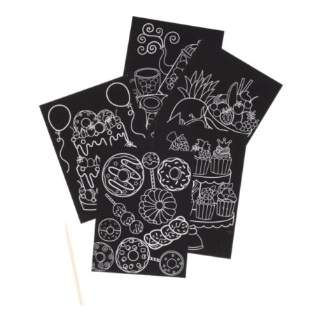 Laminas Scratch Lets Craft Postres