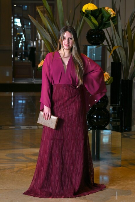 Vestido Olimpia Bordeaux