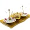 Set de té para dos personas color plato ceramica 10