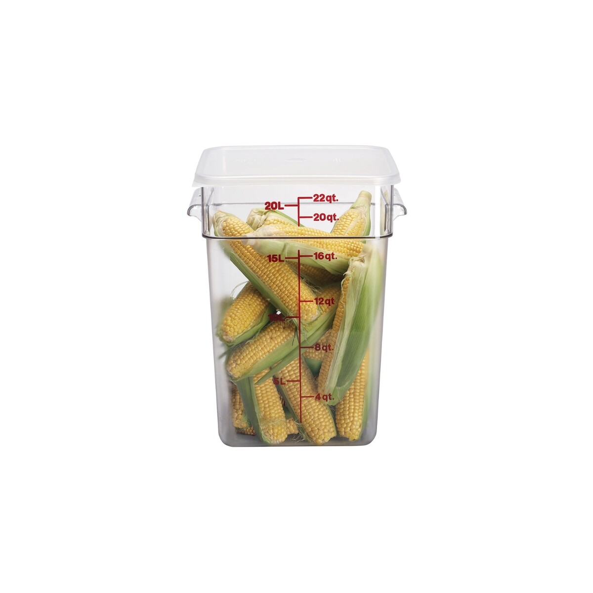 Recipiente Cuadrado Policarbonato 20.8 Litros 