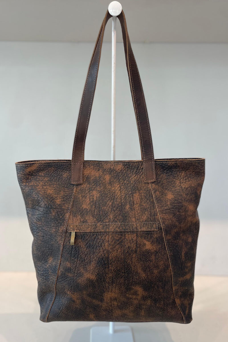 Bolso Sur Marron gastado