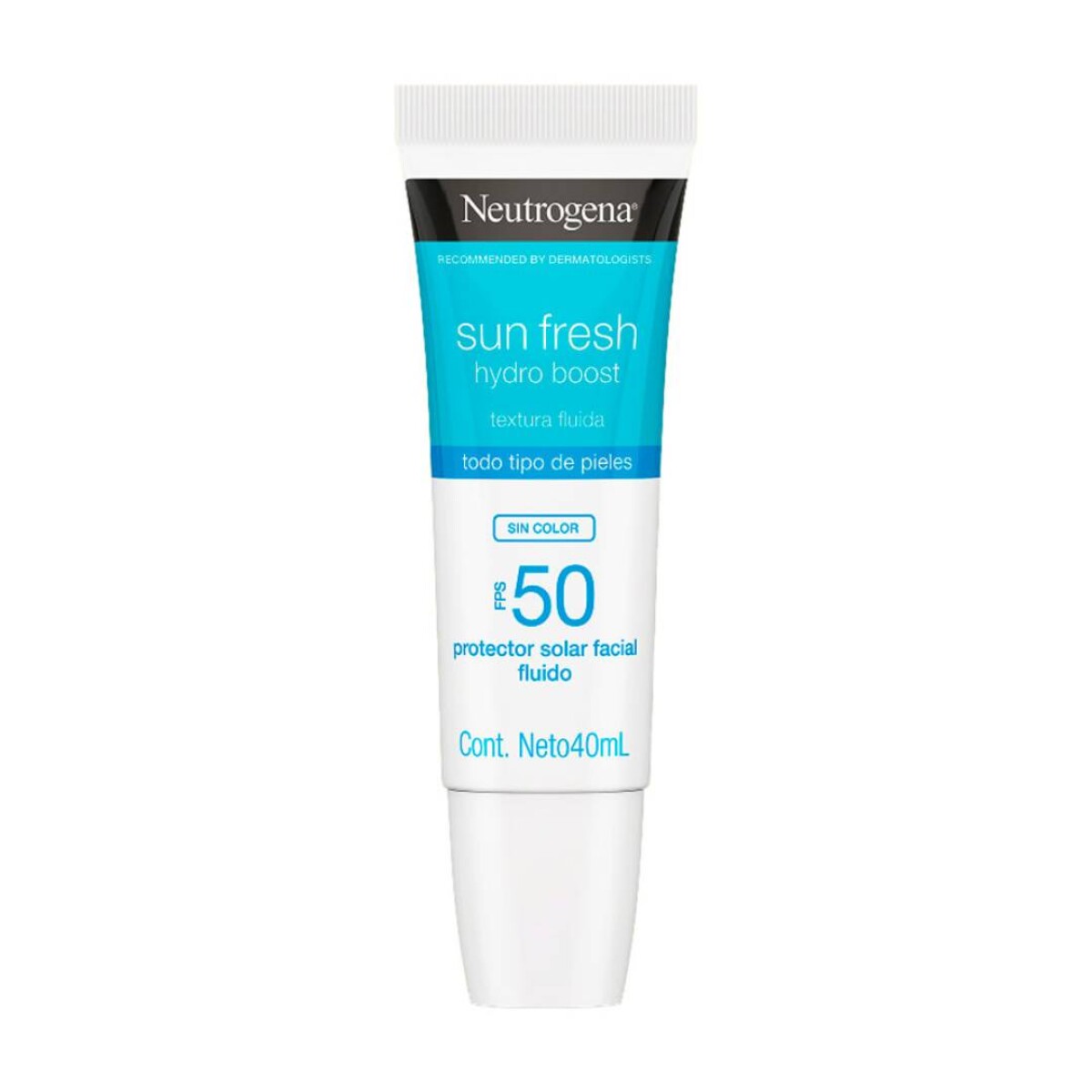 Protector Solar Neutrogena Sun Fresh Hydro Boost FPS 50 sin color X6 40ML - 40ml 