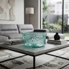 BASE DE VIDRIO VERDE 16CM Unica