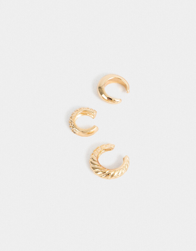 Bijou Cuff Set De Earcuffs - Dorado