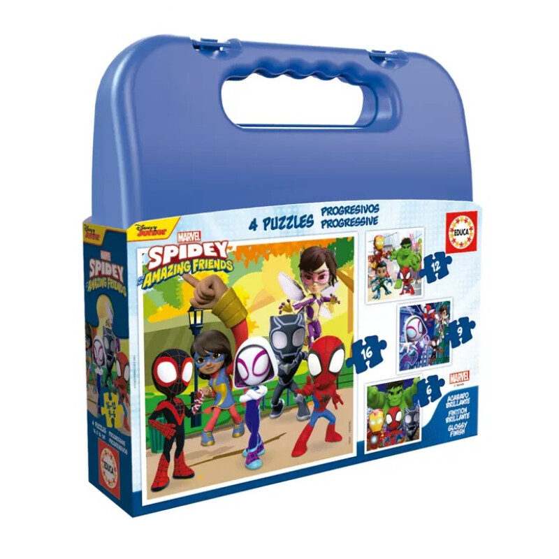 Puzzle Valija X4 Spidey Educa Puzzle Valija X4 Spidey Educa