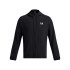 UA Vibe Woven Jacket-BLU BLK-001