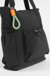 Mochila shopper de tela negro