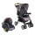 Coche Travel System Infanti New Pompeya con Silla y Base GREY