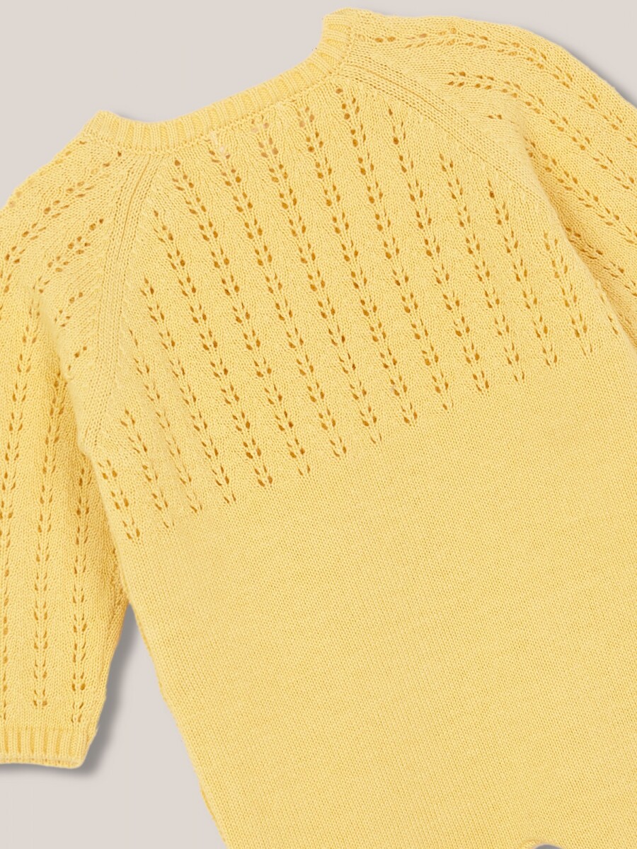 Pelele Con Calados Amarillo