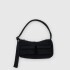 CARBAG Cartera Nylon Bolsillos Al Frente Tipo Cargo Correa Corta Baggu - Negro