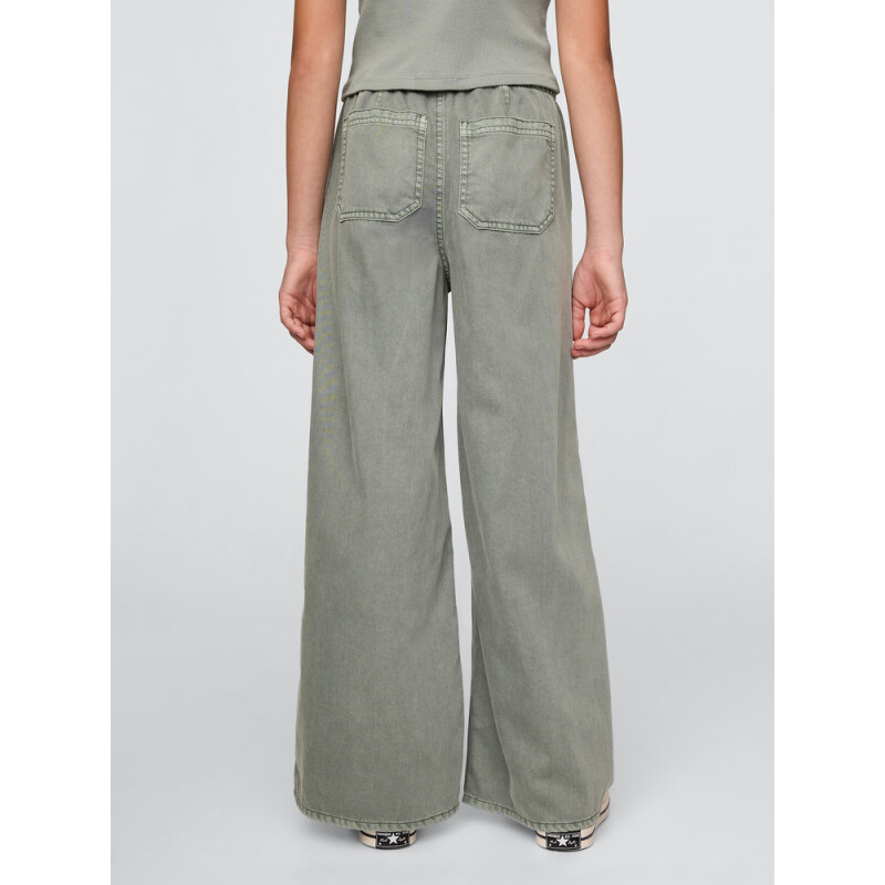 PO WOV BAGGY GASOLINE GREEN 103