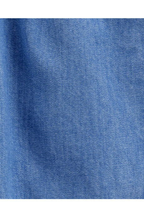 Short de chambray, con lazo Sin color