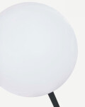 Lámpara de pie solar para exterior Dinesh de acero negro 120 cm Lámpara de pie solar para exterior Dinesh de acero negro 120 cm