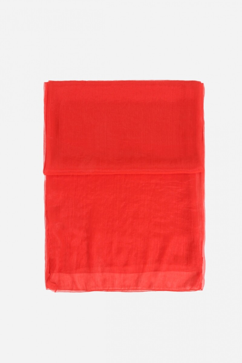 Pashmina lisa rojo