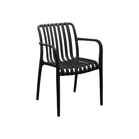 SILLA DE POLIPROPILENO DE EXTERIOR ISABELLINI Silla de Exterior Isabellini Negra