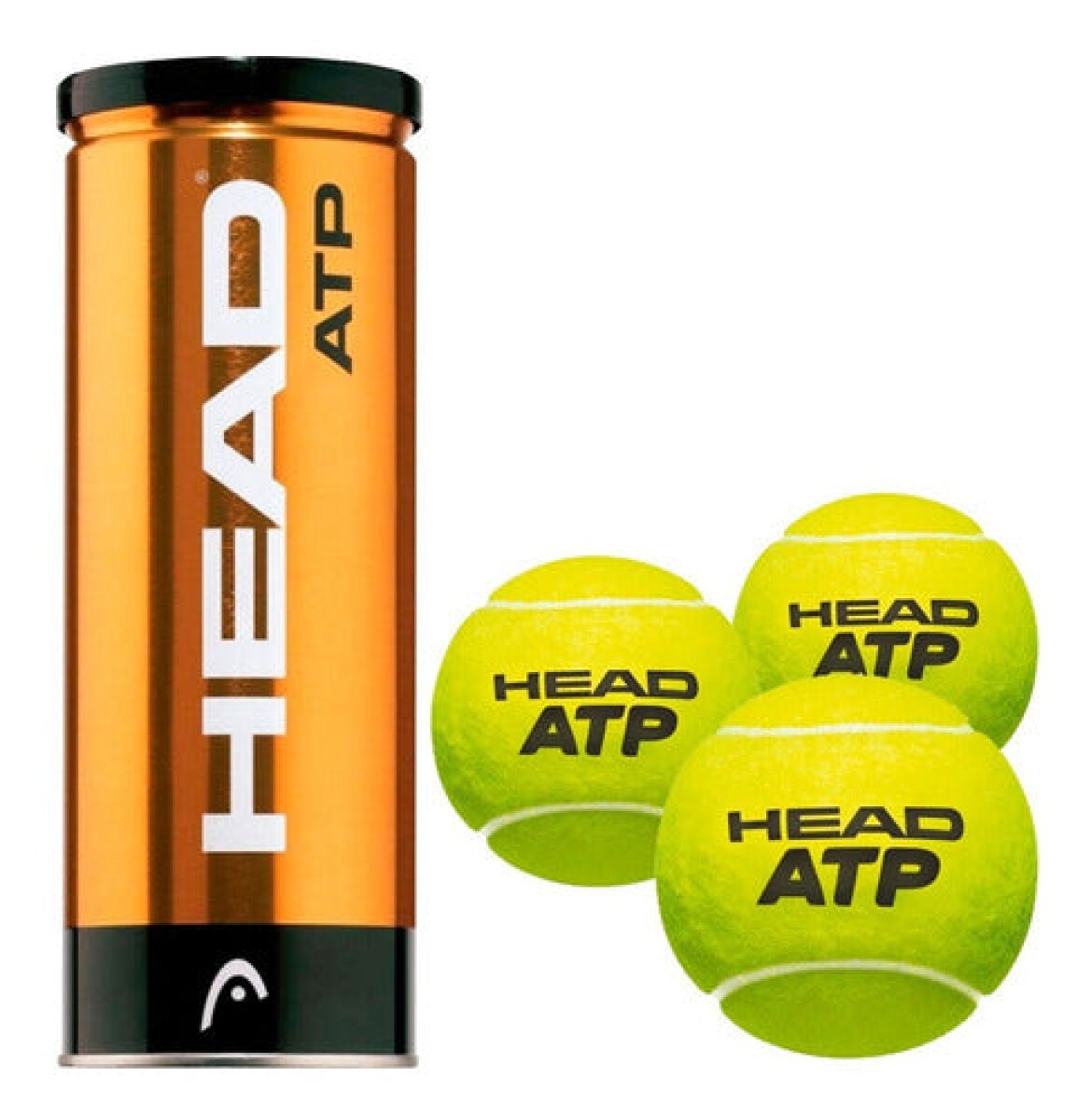 Tubo X3 Pelotas Tennis Head / Penn Tenis Profesional 