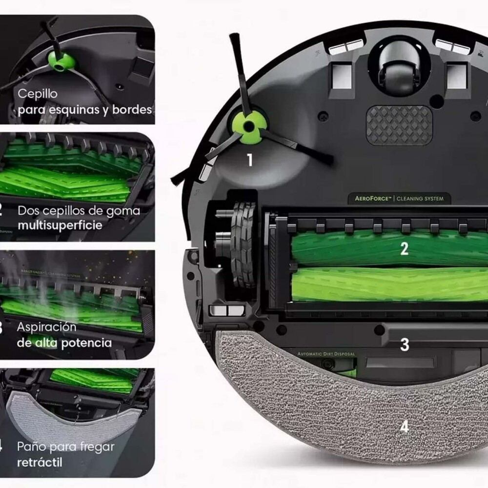 ASPIRADORA Y TRAPEADORA ROOMBA RECLASIFICAR NEGRO C755630
