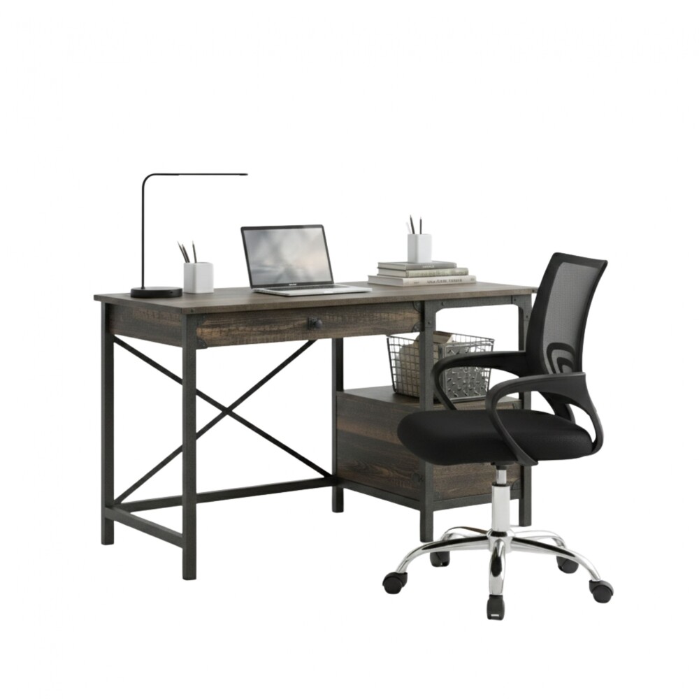 Combo Escritorio + Silla de Oficina - Steel River Combo Escritorio + Silla de Oficina - Steel River