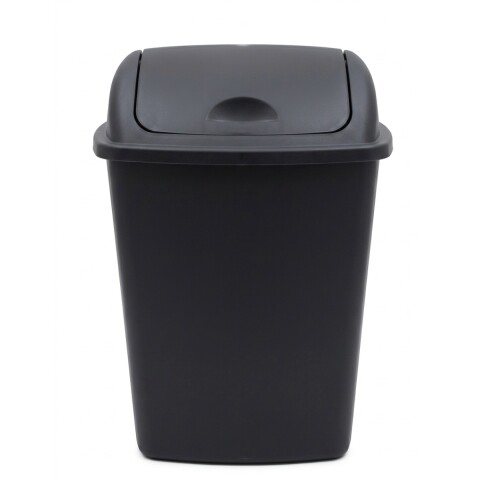BASURERO PLAST NEGRO 50L Unica