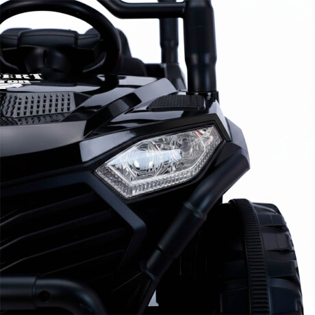 Auto Cuatriciclo A Bateria Arenero Luz Y Sonido Negro