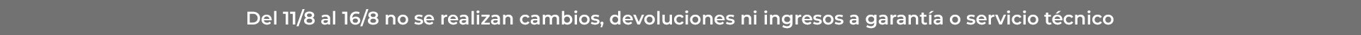Cambios y Devoluciones