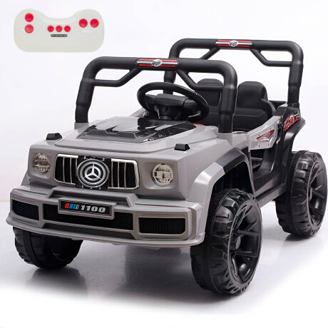 Auto A Bateria Cuatriciclo Wagon 4x4 C/control Remoto Gris